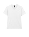 64V00 Gildan Softstyle Adult V-NeckT-shirt WhiteFlat View