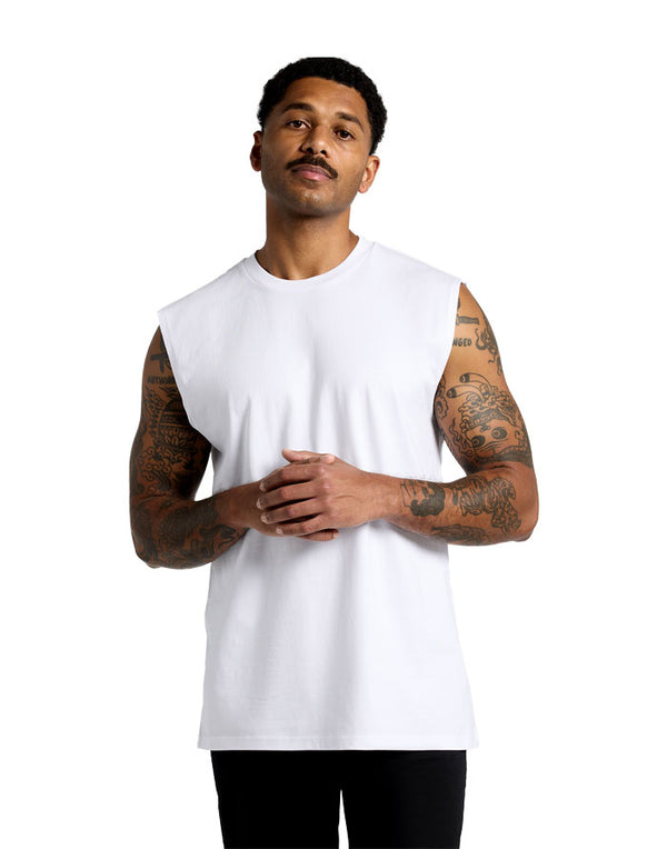 5073 AS Colour Classic Men's Tank White Front View
