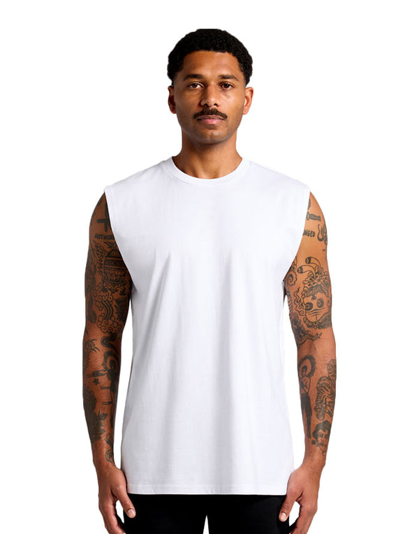 5073 AS Colour Classic Men's Tank White Front View