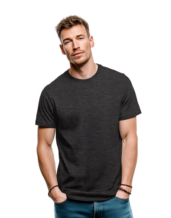 AT001 AWDis T-Shirt Unisex Charcoal Front