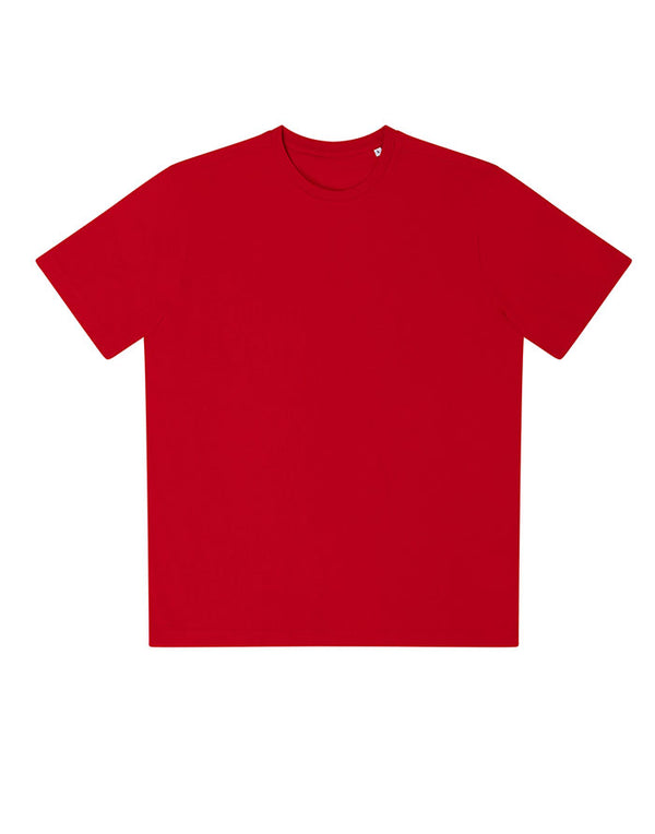 AT001 AWDis Unisex Fire Red T-Shirt Flat View