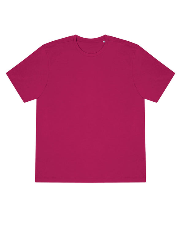 AT001 AWDis Unisex Hot Pink T-Shirt Flat View