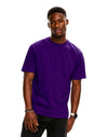 AT001 AWDis Unisex Purple T-Shirt Men's Front View