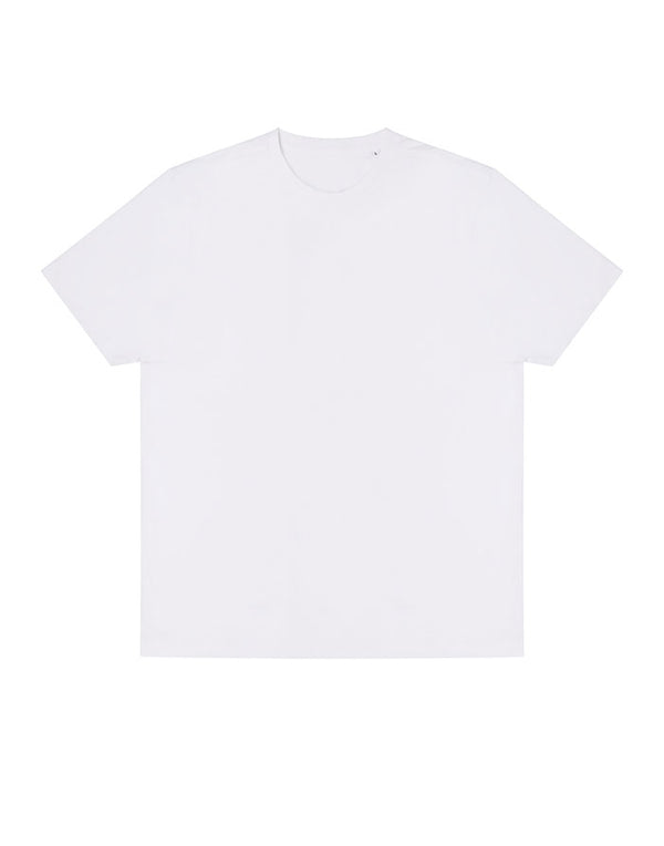AT001 AWDis Unisex White T-Shirt Flat View
