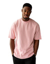 AT002 AWDis Unisex Baby Pink T-Shirt Men's Front View