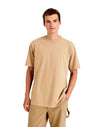 AT002 AWDis Unisex Desert Sand T-Shirt Men's Front View