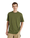 AT002 AWDis Unisex Earthy Green T-Shirt Men's Front View