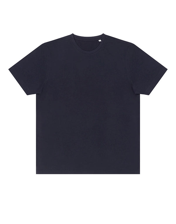 AT002 AWDis Unisex New French Navy T-Shirt Flat iew