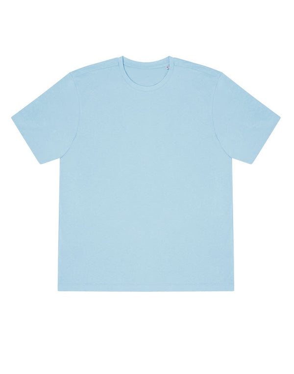 AT002 AWDis Unisex Sky Blue T-Shirt Flat View