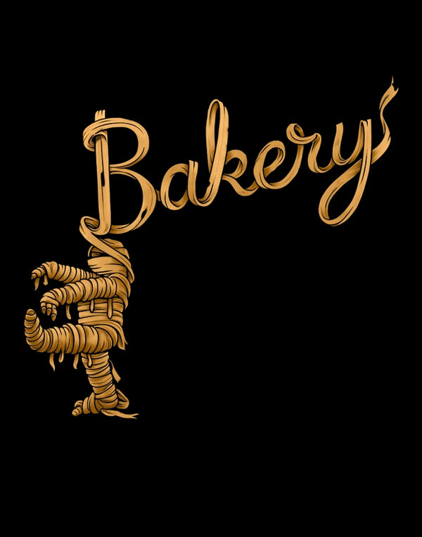 Bakery Mummy T-Shirt Black Design
