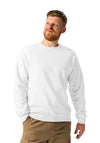 Custom Sweatshirt For men White Front View