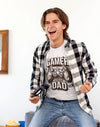 Gamer Model Dad T-Shirt Front View