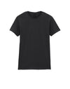 64000L Gildan Softstyle Women's T-Shirt Black Flat View