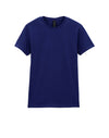 64000L Gildan Softstyle Women's T-Shirt Navy Blue Flat View