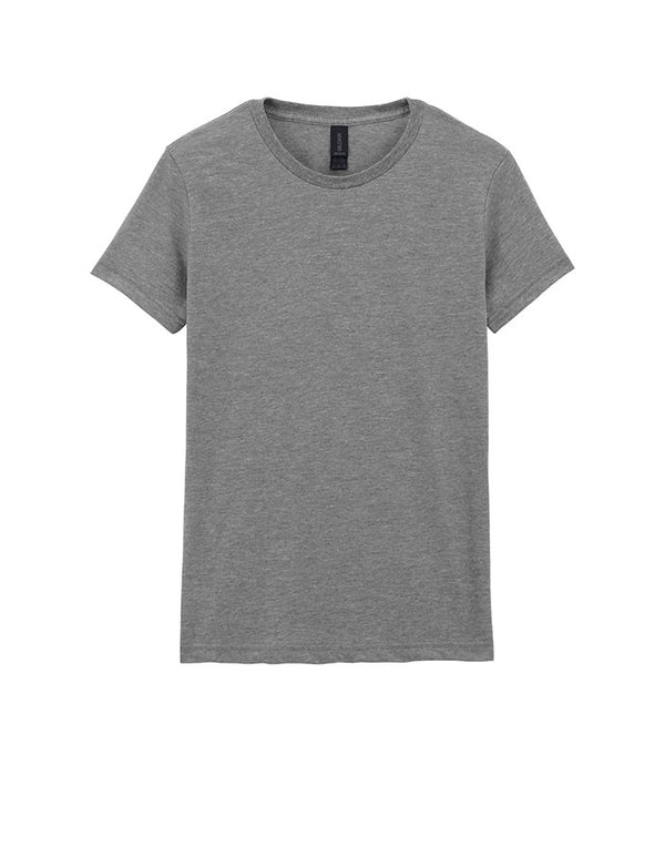 64000L Gildan Softstyle Women's T-Shirt Sports Grey Flat View