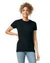 Gildan 64000L Womens Softstyle t-shirt charcoal front View