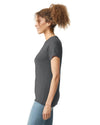 Gildan 64000L Womens Softstyle t-shirt charcoal side View