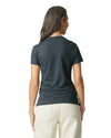 Gildan 64000L Womens Softstyle t-shirt dark heather back View