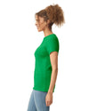 Gildan 64000L Womens Softstyle t-shirt irish green side View
