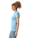 Gildan 64000L Womens Softstyle t-shirt light blue side View
