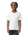 Gildan softstyle kids t-shirt 64000B white front View