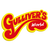 Gulliver's World logo with red text and yellow border on a white background
