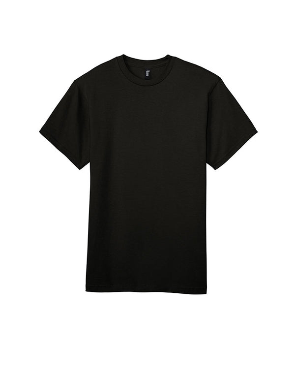 H000 Gildan Unisex Hammer T-shirt Black Flat View
