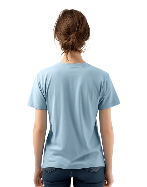 H000 Gildan Unisex Hammer T-shirt Chambray Back View