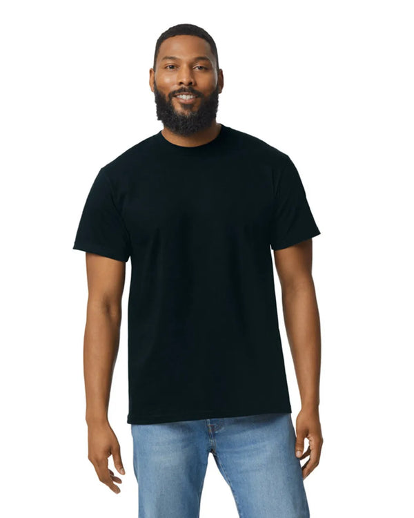 H000 Gildan Hammer Unisex r T-shirt Black Front View