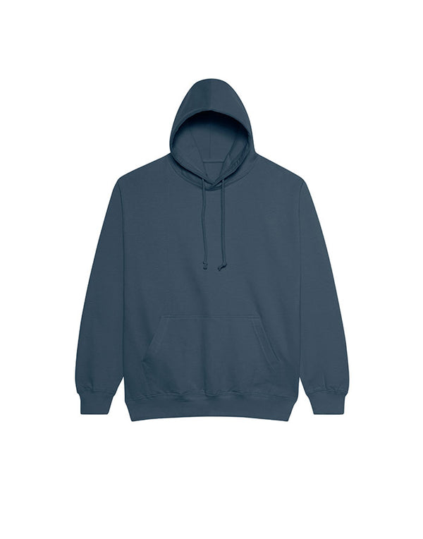 JH001 AWDis College Unisex Airforce Blue Hoodie Flat View
