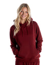 JH001 AWDis College Unisex Burgundy Hoodie Women's Front View