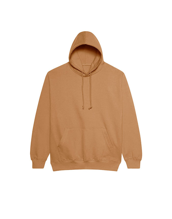 JH001 AWDis College Unisex Caramel Latte Hoodie Flat View