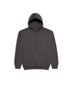 JH001 AWDis College Unisex Charcoal Hoodie Flat View