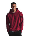 JH001 AWDis College Unisex Cranberry Hoodie Men's Front View