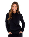 JH001 AWDis College Unisex Black Hoodie Women's