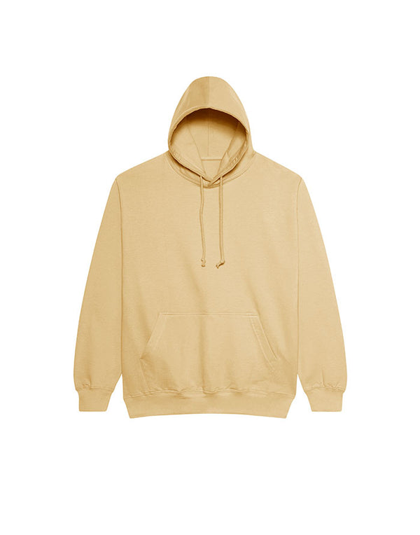 JH001 AWDis College Unisex Desert Sand Hoodie Flat View