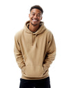 JH001 AWDis College Unisex Desert Sand Hoodie Men's Front View