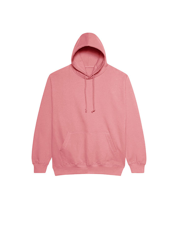 JH001 AWDis College Unisex Dusty Rose Hoodie Flat View