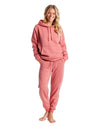 JH001 AWDis College Unisex Dusty Rose Hoodie Women's Full Body View
