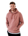 JH001 AWDis College Unisex Dusty Rose Hoodie Men's Front View