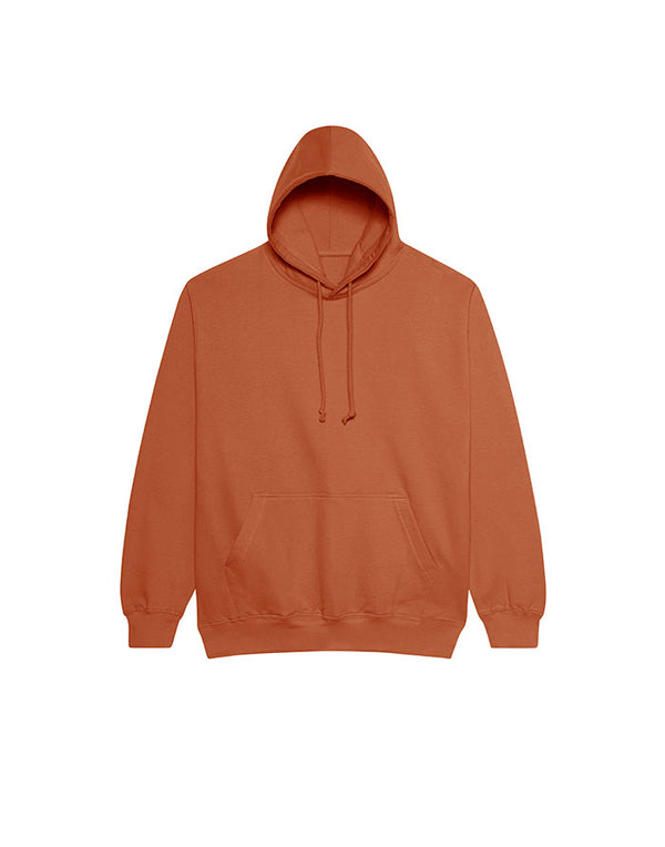 JH001 AWDis College Unisex Ginger Biscuit Hoodie Flat View