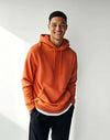 JH001 AWDis College Unisex Ginger Biscuit Hoodie Men's Front View