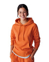 JH001 AWDis College Unisex Ginger Biscuit Hoodie Women's Front View