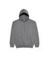 JH001 AWDis College Unisex Graphite Hoodie Flat View