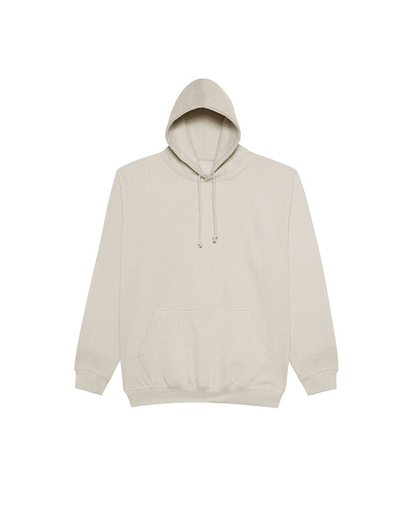 JH001 AWDis College Unisex Natural Stone Hoodie Flat View