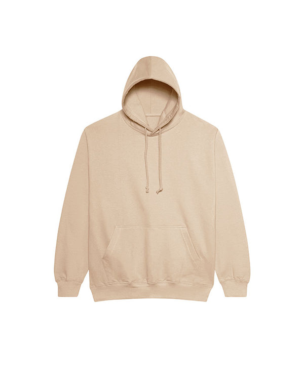 JH001 AWDis College Unisex Nude Hoodie Flat View
