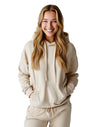 JH001 AWDis College Unisex Nude Hoodie Women's Front View