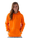 JH001 AWDis College Unisex Orange Hoodie Women's Front View