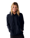 JH001 AWDis College Unisex Oxford Navy Hoodie Women's Front View