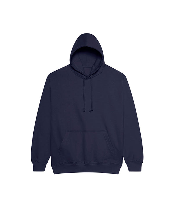 JH001 AWDis College Unisex Oxford Navy Hoodie Flat View